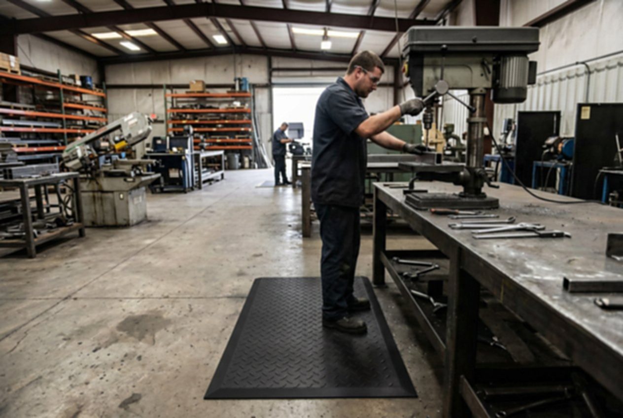 Diamond Plate Safety Step